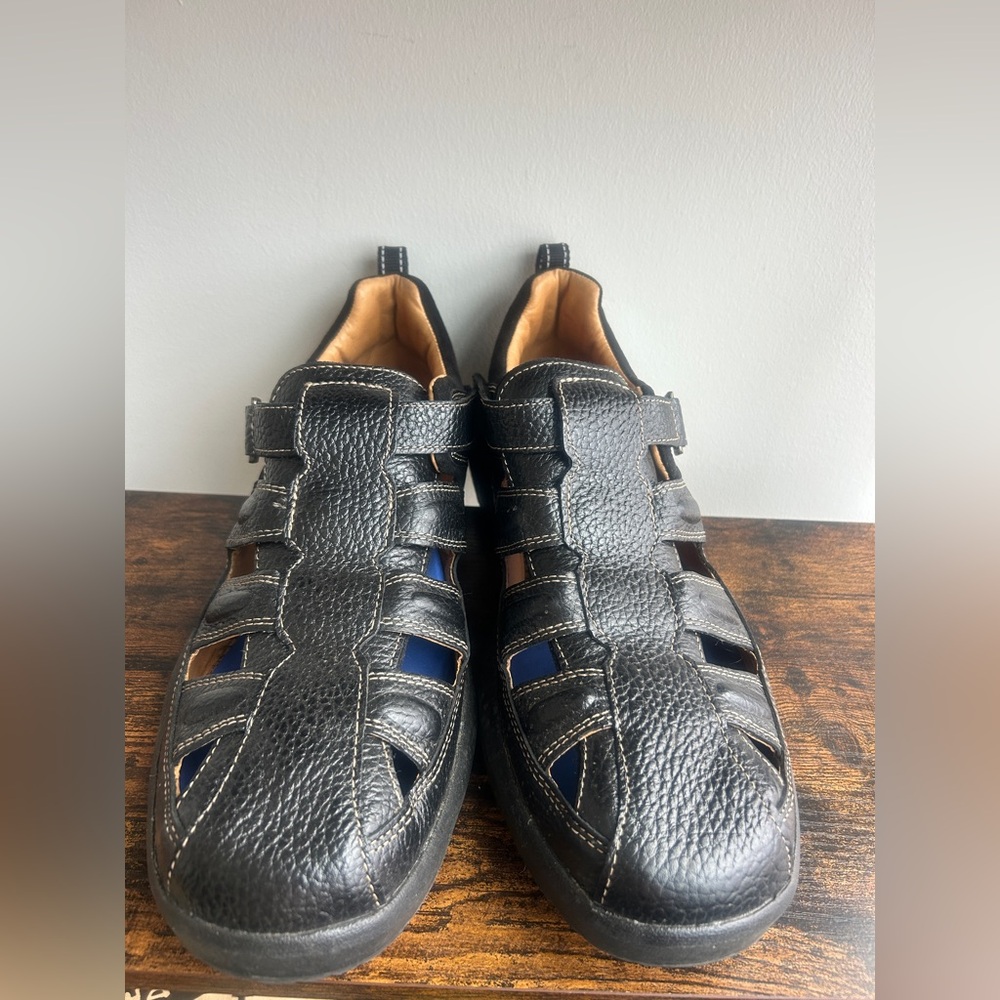 Dr Comfort Leather Fisherman Sandals Men’s Size 14